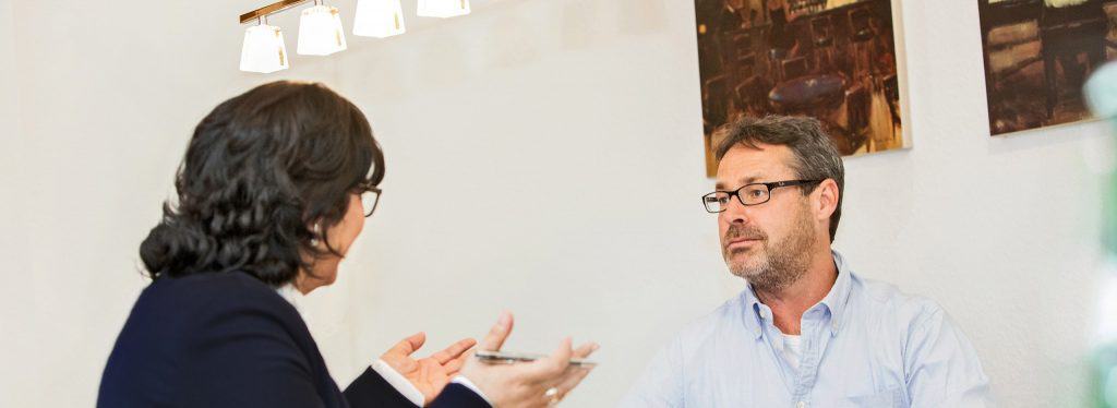 Mandantengespräch bei Bösch & Kalagi